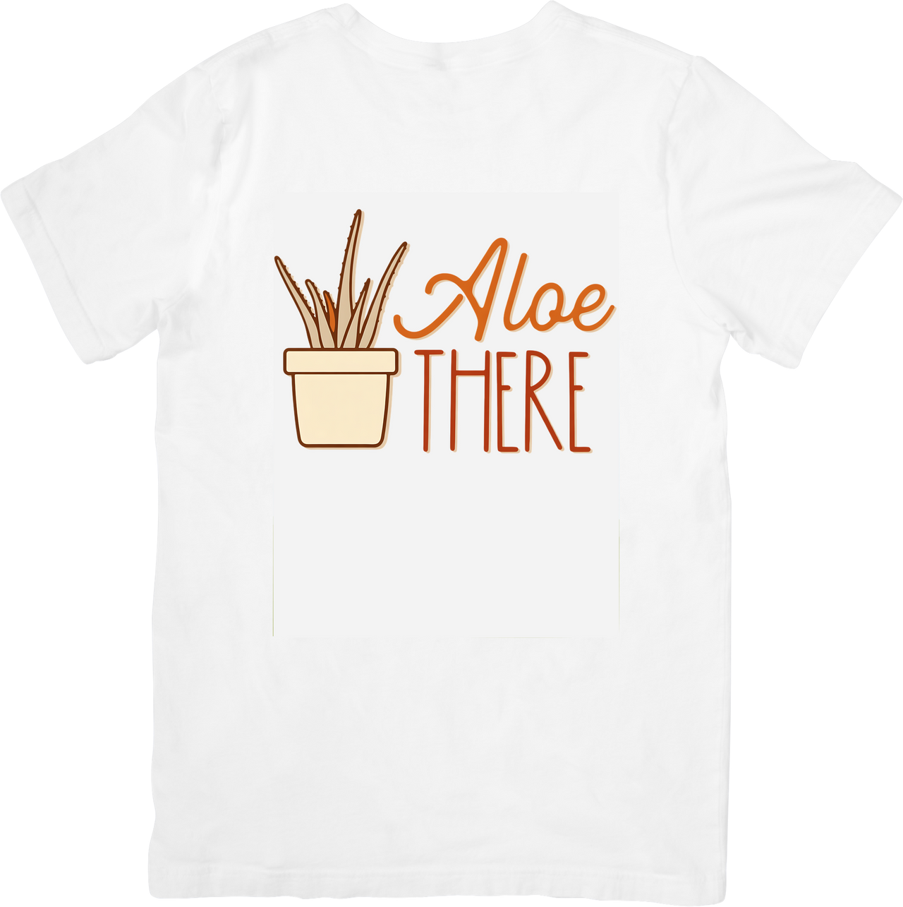 Aloe There Funny Plant Pot T-Shirt | Cute Boho Plant Lover Graphic Tee | Garden Gift