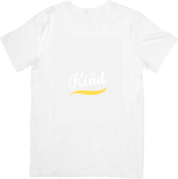 Thumbnail for Be Kind Retro Script T-Shirt | Minimalist Positive Kindness Graphic Tee | Inspirational Gift
